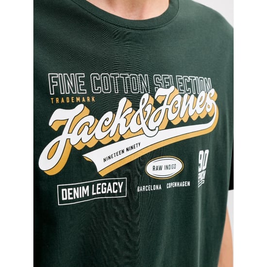 Jack & Jones Mens T-shirt Printed Logo Short Sleeve - Image 4