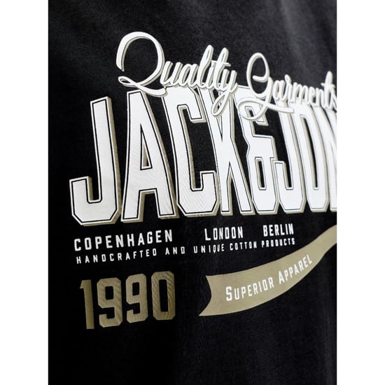 Jack & Jones Mens T-shirt Printed Logo Short Sleeve - Image 3