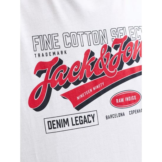 Jack & Jones Mens T-shirt Printed Logo Short Sleeve - Image 2
