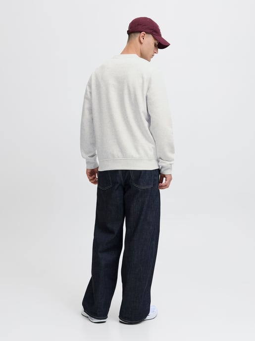Jack & Jones Mens Crew Neck Sweatshirt Graphic Logo - Image 3