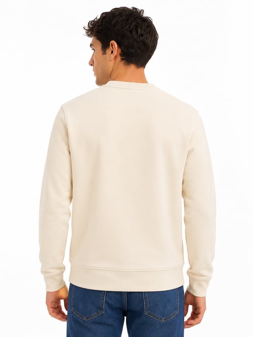 Jack & Jones Mens Crew Neck Sweatshirt Graphic Logo - Image 1