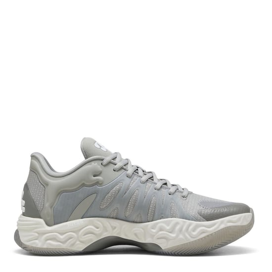 Men's Puma Hali 1 Basketball Trainers in Gray Echo-Fea - Image 5