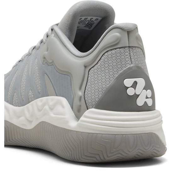 Men's Puma Hali 1 Basketball Trainers in Gray Echo-Fea - Image 6