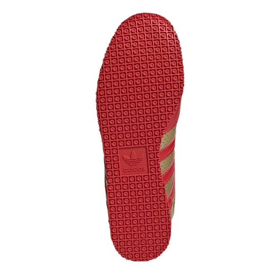 Men's adidas Galaxy Og Leather Runners in Goldmt/Red - Image 6