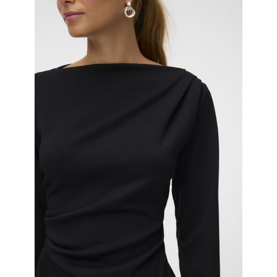 Vero Moda Vmmille ls boatneck short top jrs n - Image 3