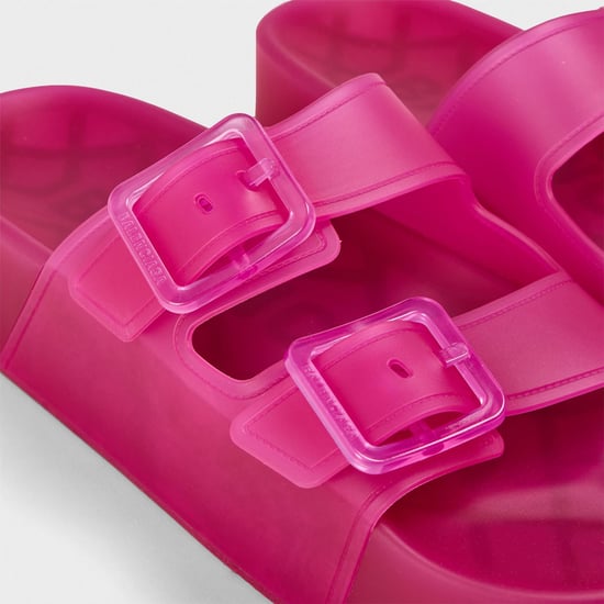 Women's Balenciaga Platform Jelly Sandals in Pink - Image 3