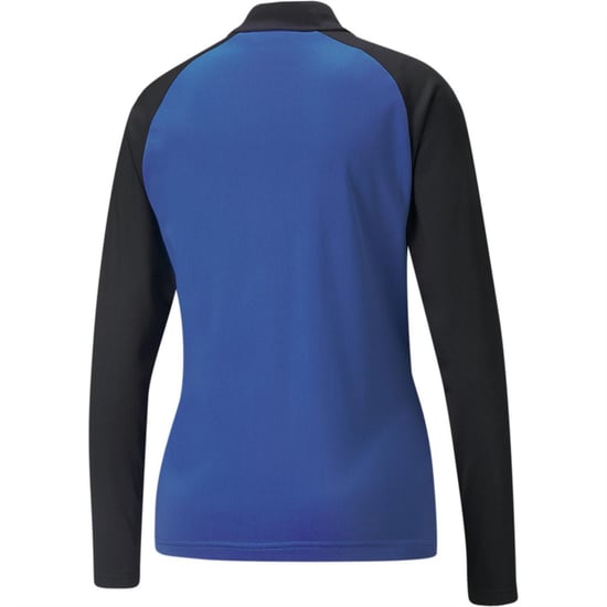 Women's Puma Teamliga Training Jacket W Tracksuit Top in Bluelemon Black - Image 2
