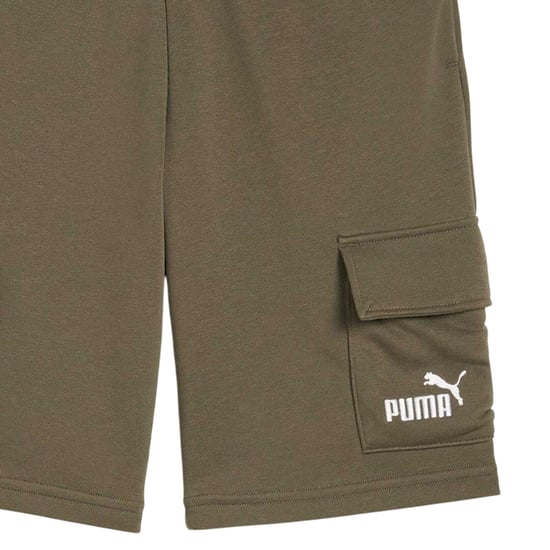 Puma Barnens/Kid's Essential No.1 Logo Cargo Shorts (Loden) - Image 3