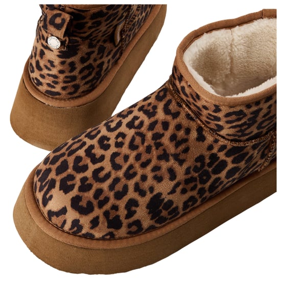 Steve Madden Dames Campfire Luipaardprint Enkellaarsjes (Bruin/Zwart) - Image 4
