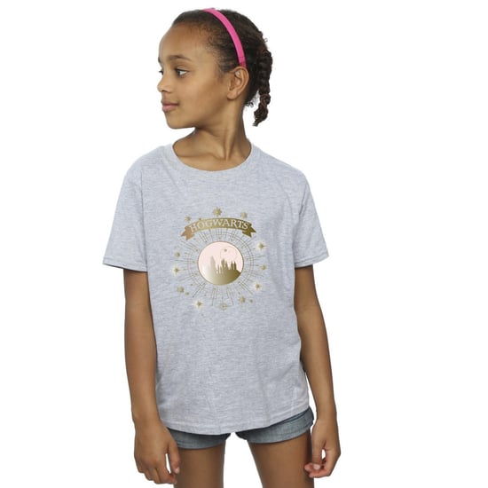 Harry Potter Girls Hogwarts Yule Ball Bomulls-T-shirt (Sport Grå) - Image 1