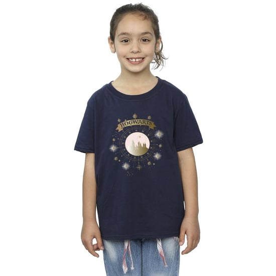 Harry Potter Girls Hogwarts Yule Ball Bomulls-T-shirt (Marinblått) - Image 1
