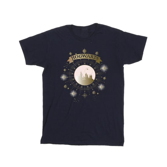 Harry Potter Girls Hogwarts Yule Ball Bomulls-T-shirt (Marinblått) - Image 2