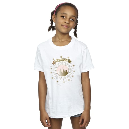 Harry Potter Meisjes Zweinstein Yule Ball Katoenen T-Shirt (Wit) - Image 1