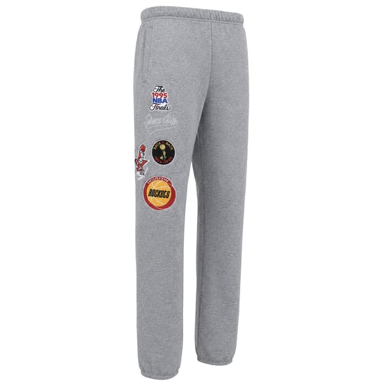 Mitchell & Ness NBA Houston Rockets Champ City Fleece Mens Grey Track Pants - Image 2