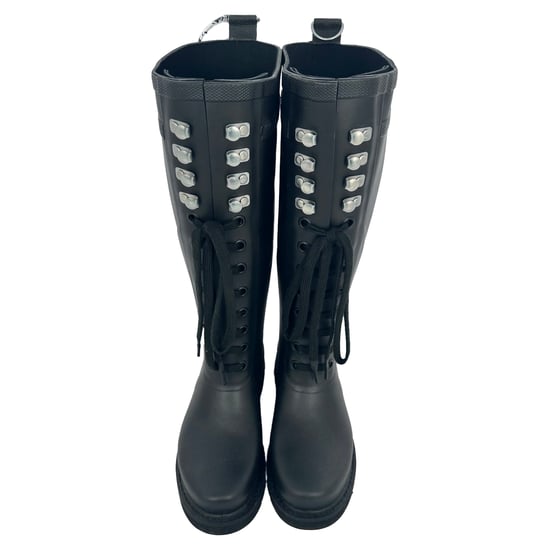 Off-White Kniehoge Laarzen van Zwart PVC - Image 4