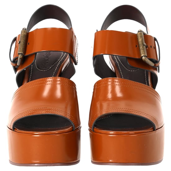 See by Chloé Slingback Pumps in Tan Leren - Image 4