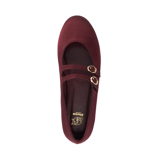 Dune Ladies Hypnotize - Velvet Buckle Ballet Flats - Image 3