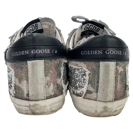 Golden Goose Super-Star Glittriga Sneakers i Flerfärgad Bomull - Image 6