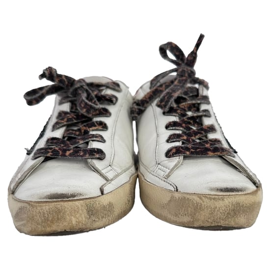 Golden Goose Super-Star Sneakers i vit läder - Image 3