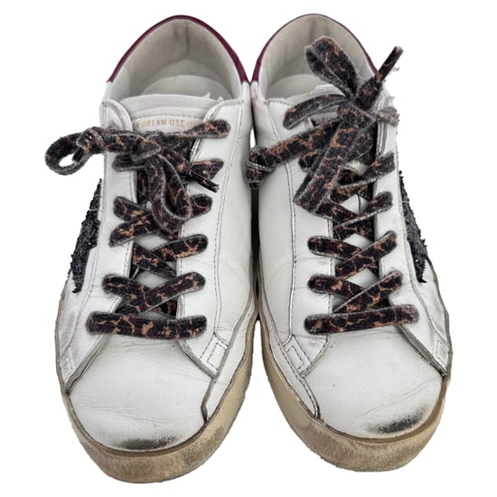 Golden Goose Super-Star Sneakers i vit läder - Image 4