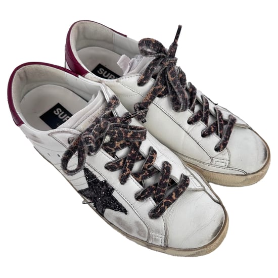 Golden Goose Super-Star Sneakers i vit läder - Image 6