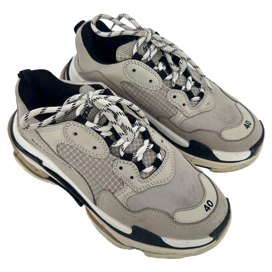 Balenciaga Triple S Sneakers in Khaki Suede - Image 6