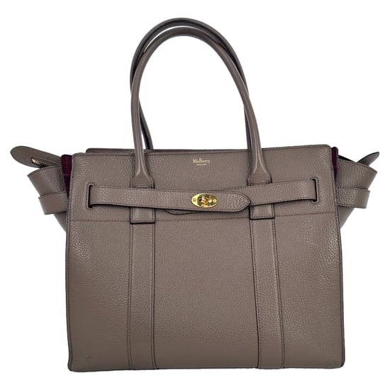 Mulberry Small Bayswater Tote Bag in Brown Leather - Image 1