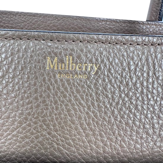 Mulberry Small Bayswater Tote Bag in Brown Leather - Image 3