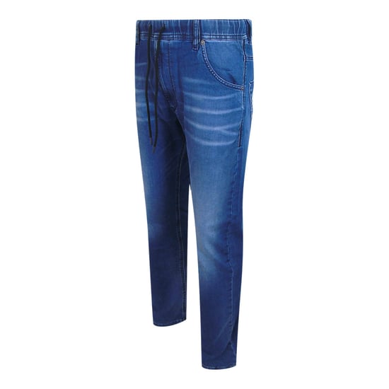 Men's Diesel Thommer Y Ne Sweat Slim Fit Jeans in Blue Denim - Image 4