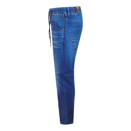 Men's Diesel Thommer Y Ne Sweat Slim Fit Jeans in Blue Denim - Image 5