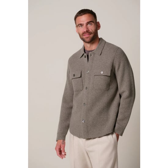 Profuomo Ppxf30006d overshirt full button purple - Image 1