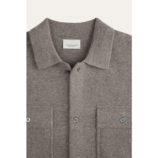 Profuomo Ppxf30006d overshirt full button purple - Image 5