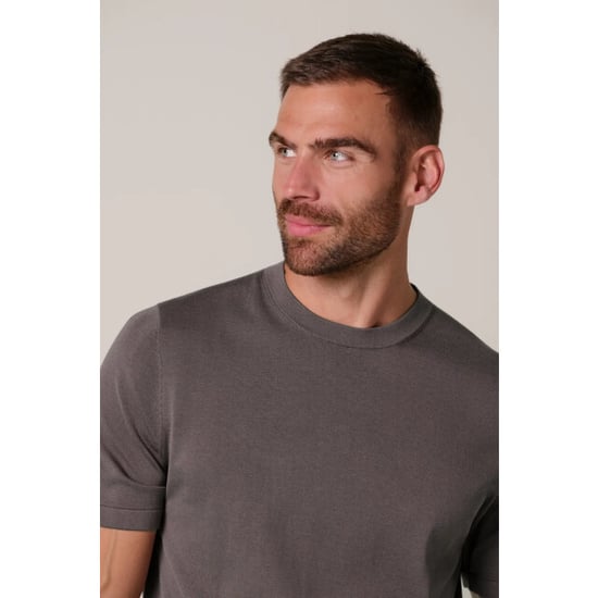 Profuomo Ppxt30005g t-shirt crew neck short sleeve purple - Image 1