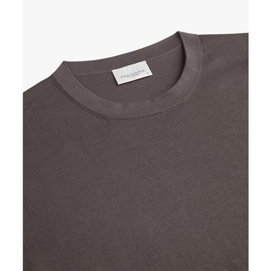 Profuomo Ppxt30005g t-shirt crew neck short sleeve purple - Image 4