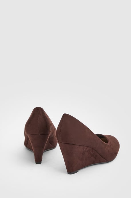 Duke Wedge Court Shoes - Image 2