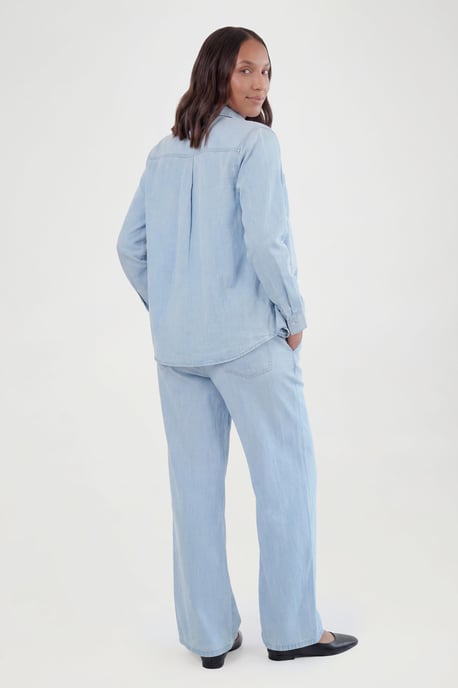 Maternity Denim Western Shirt - Image 2