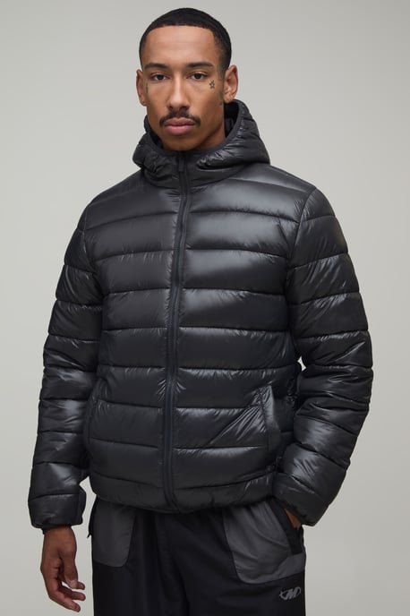 Regular Fit Scuba Panel Lightweight Puffer - Image 1