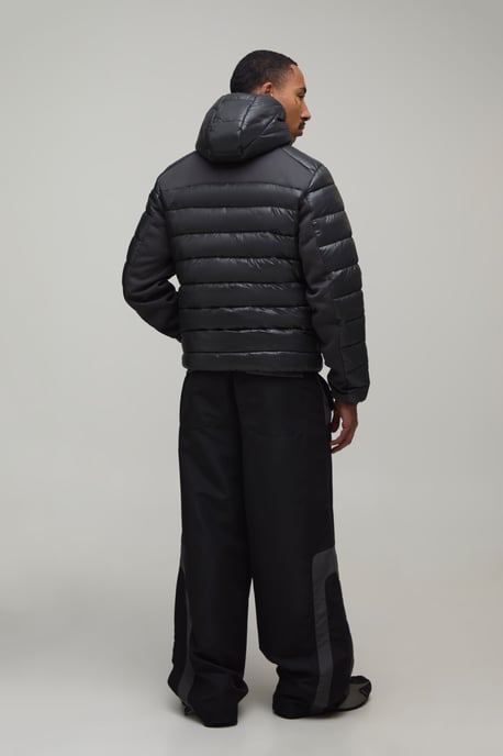 Regular Fit Scuba Panel Lightweight Puffer - Image 2