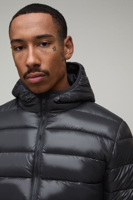 Regular Fit Scuba Panel Lightweight Puffer - Image 3