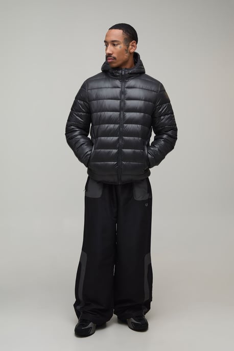 Regular Fit Scuba Panel Lightweight Puffer - Image 4