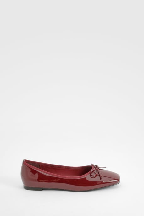 Bow Square Toe Ballerina - Image 2