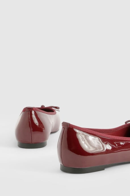 Bow Square Toe Ballerina - Image 3