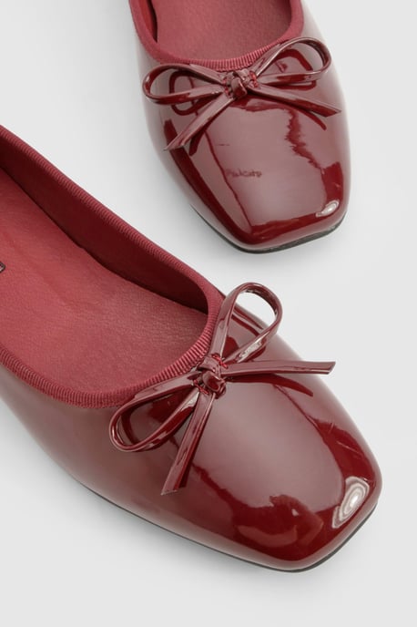Bow Square Toe Ballerina - Image 4