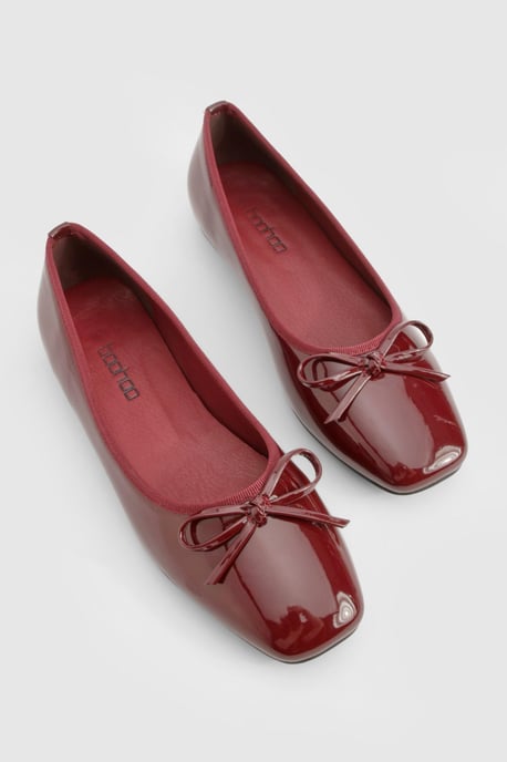 Bow Square Toe Ballerina - Image 5