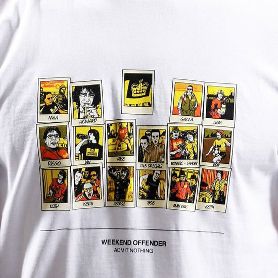 Weekend Offender Mens T Shirts Polaroid Summer Casual Short Sleeve T Shirt White - Image 4