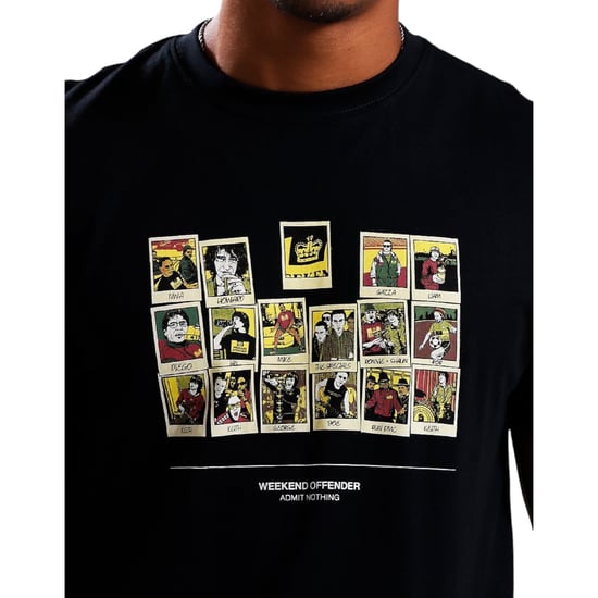 Weekend Offender Mens T Shirts Polaroid Summer Casual Short Sleeve T Shirt White - Image 4