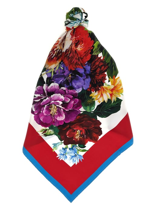 Dolce & Gabbana Flerfärgad Silkesfoulard - Image 1