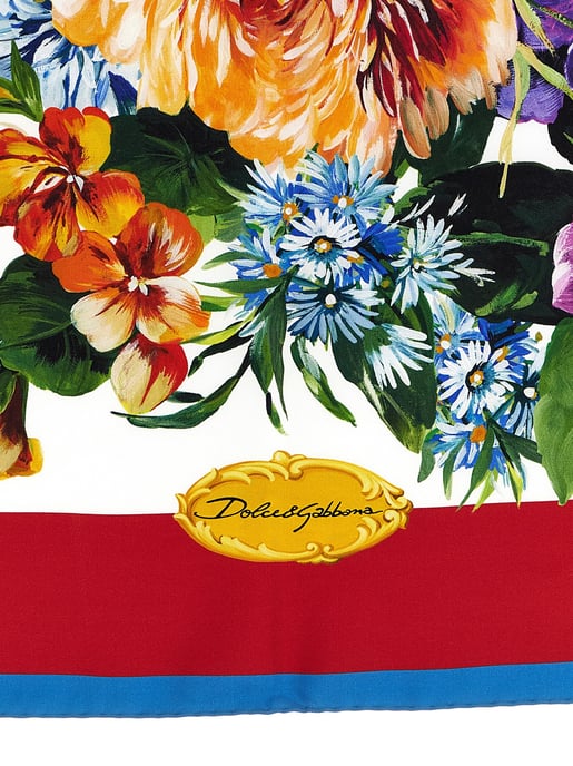 Dolce & Gabbana Flerfärgad Silkesfoulard - Image 2