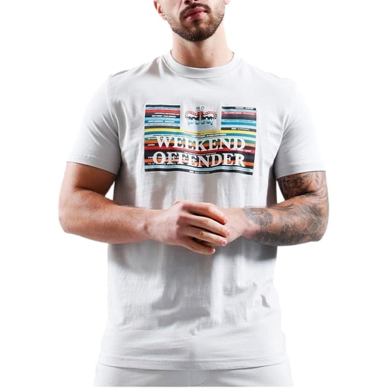 Weekend Offender Spines Graphic Mens T Shirts Short Sleeve Crew Neck Summer Tee - Image 1