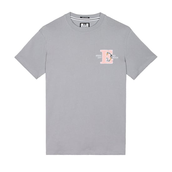 Weekend Offender Mens T Shirt Ryder Graphic Summer Short Sleeve T Shirt Grey New - Image 4